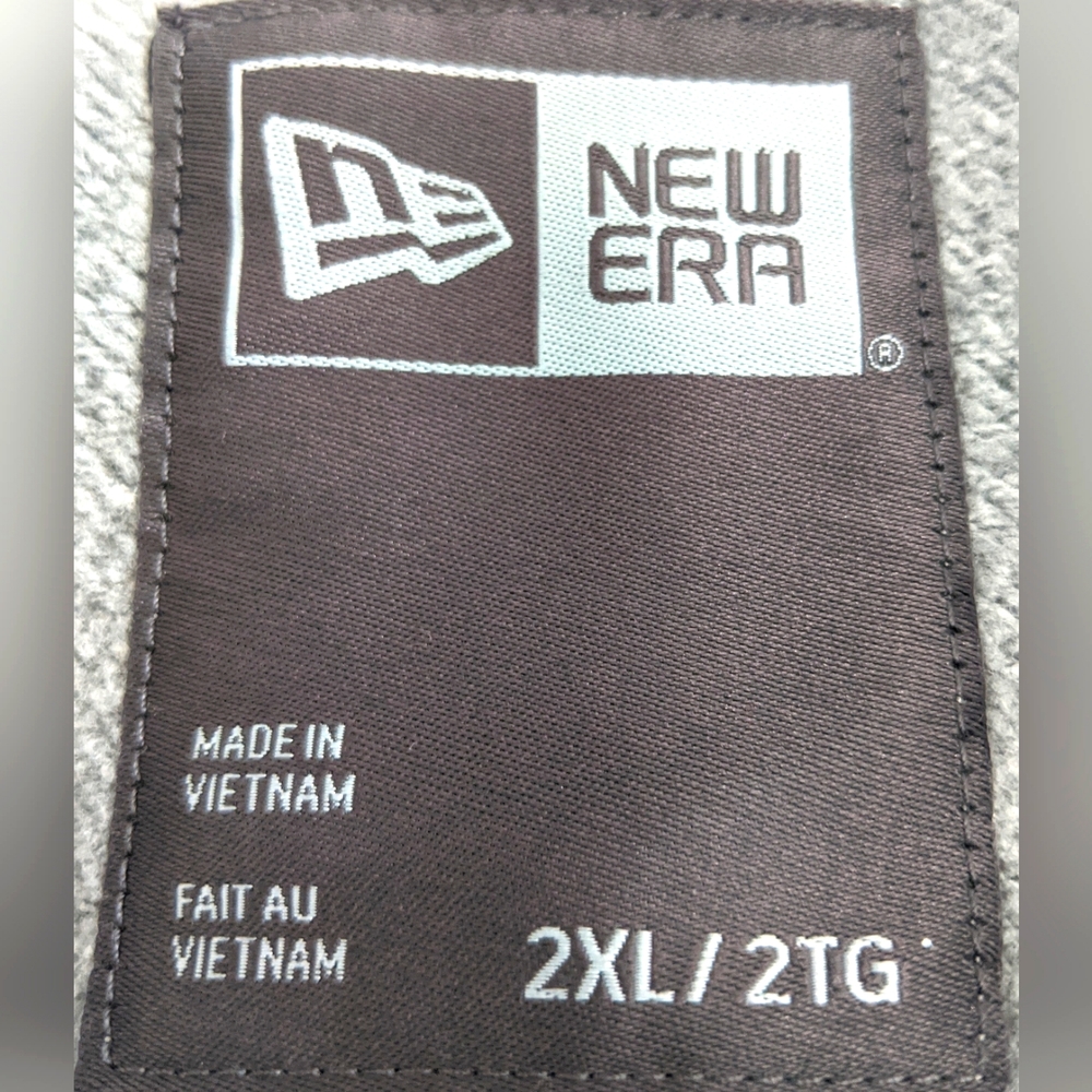 New Era Men's Gray Crewneck Cotton Blend Sweatshirt Size 2XL - Picture 8 of 11